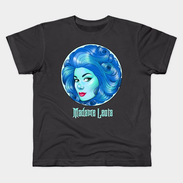 Madame Leota Kids T-Shirt by Becca Whitaker